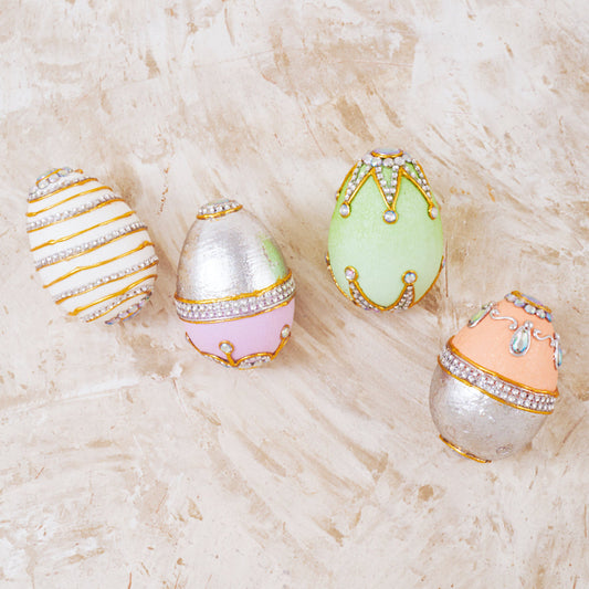 Macarone Jeweled Easter Egg (4pcs/ Set) - HOLIDAY TREE