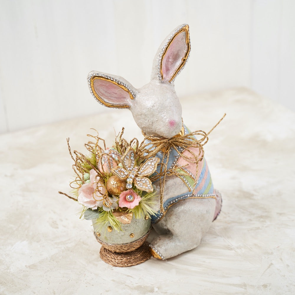 Marcarone Capiz Handcrafted Bunny Premium Centerpiece Easter and Spring - HOLIDAY TREE