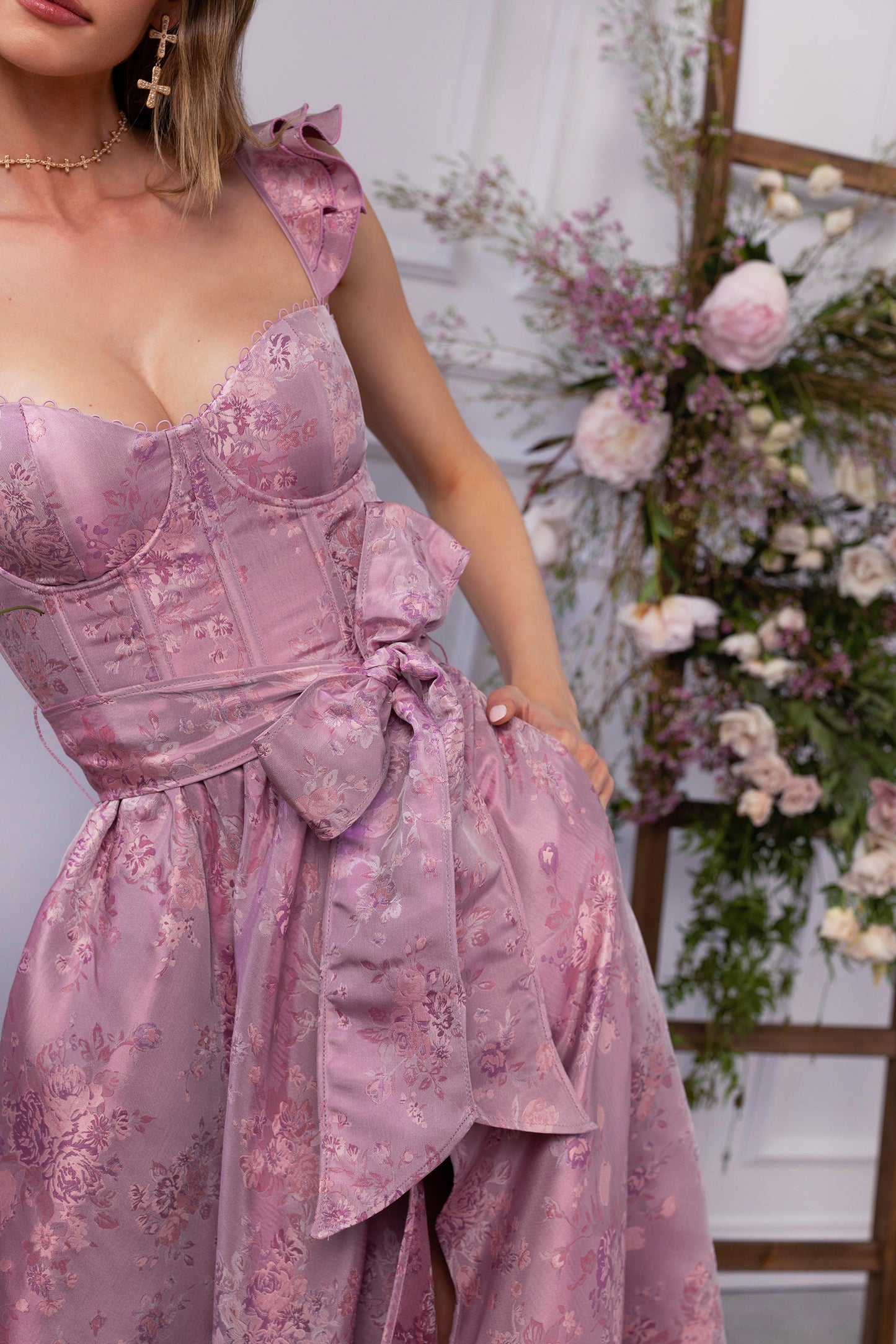 The Vera Dress in Orchid Haze Windsor