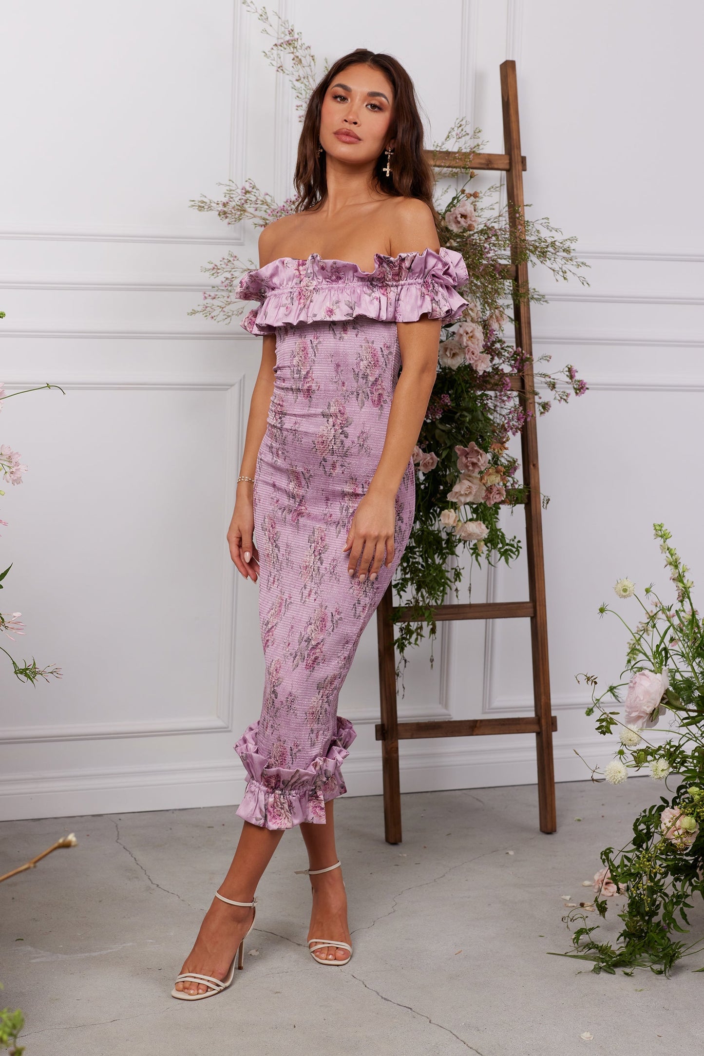 The Lilac Dress in Lilac Tapestry Rose