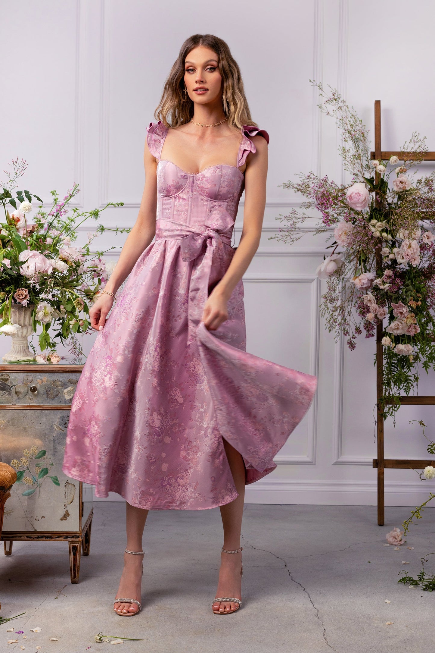 The Vera Dress in Orchid Haze Windsor