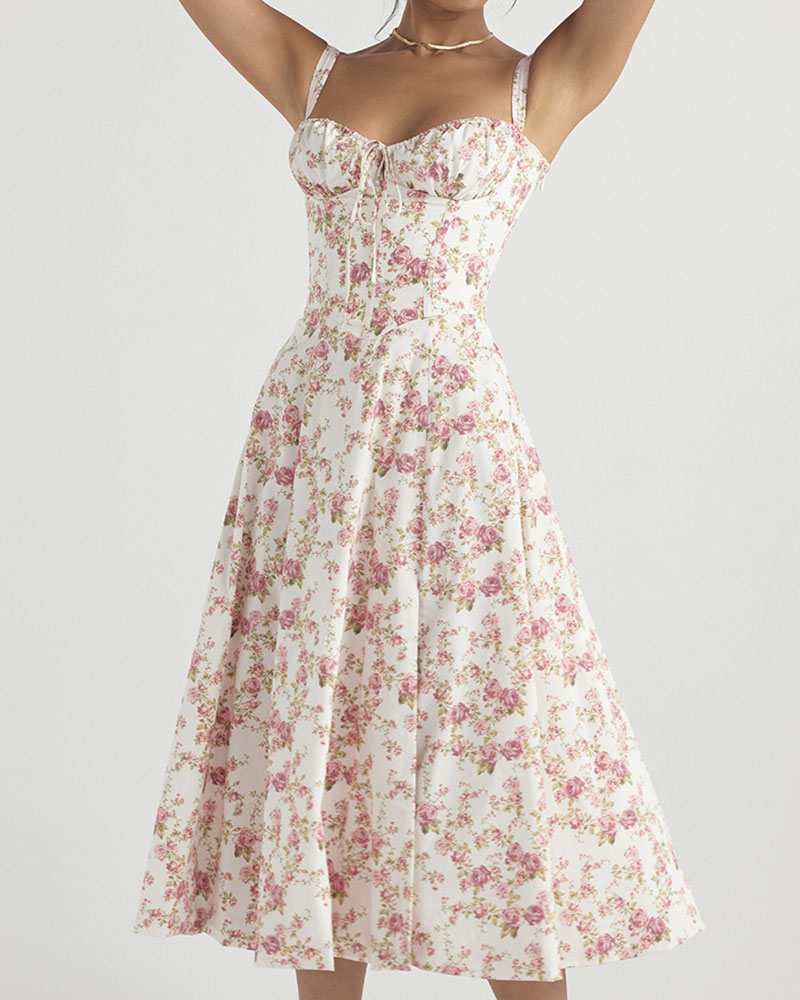 Elegant Floral Dress