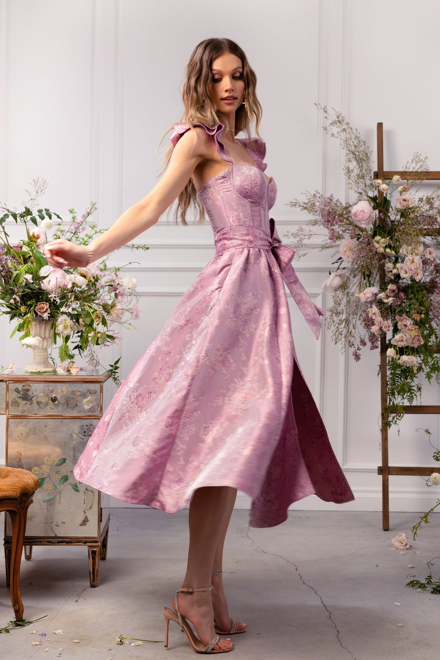 The Vera Dress in Orchid Haze Windsor