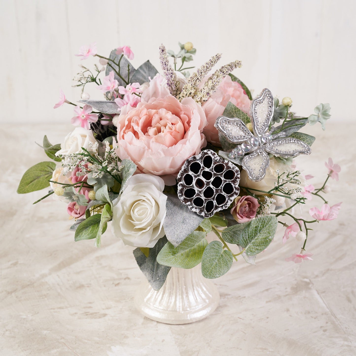 Floral Blush Arrangement Centerpiece