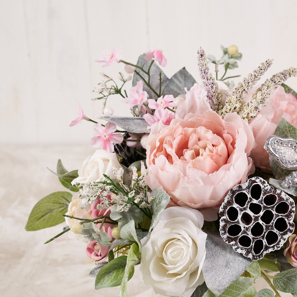 Floral Blush Arrangement Centerpiece