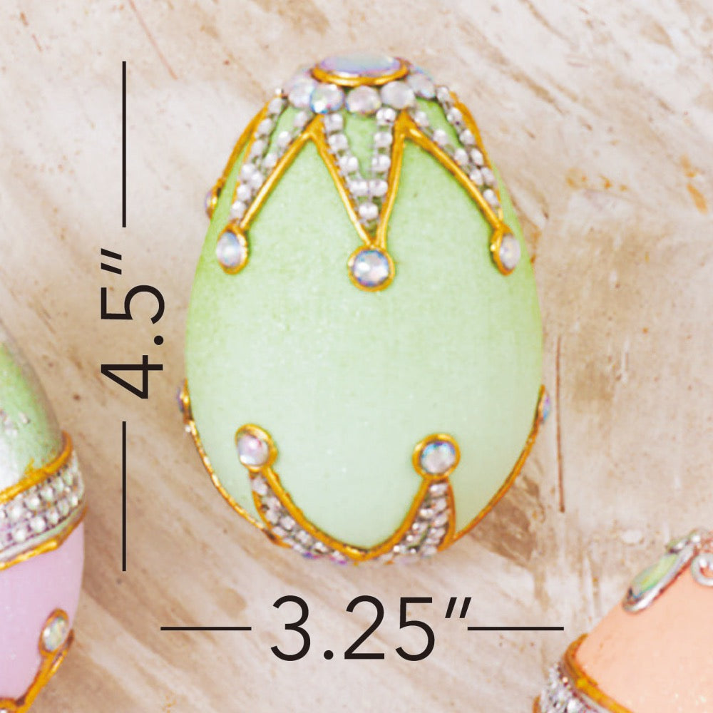 Macarone Jeweled Easter Egg (4pcs/ Set) - HOLIDAY TREE