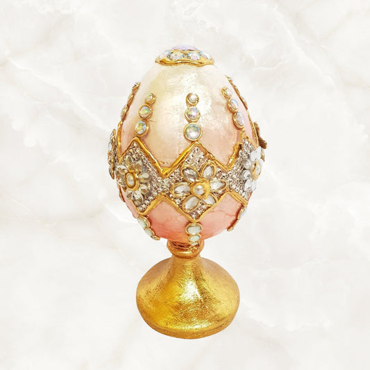 Capiz Jeweled Egg Stand for Easter - HOLIDAY TREE