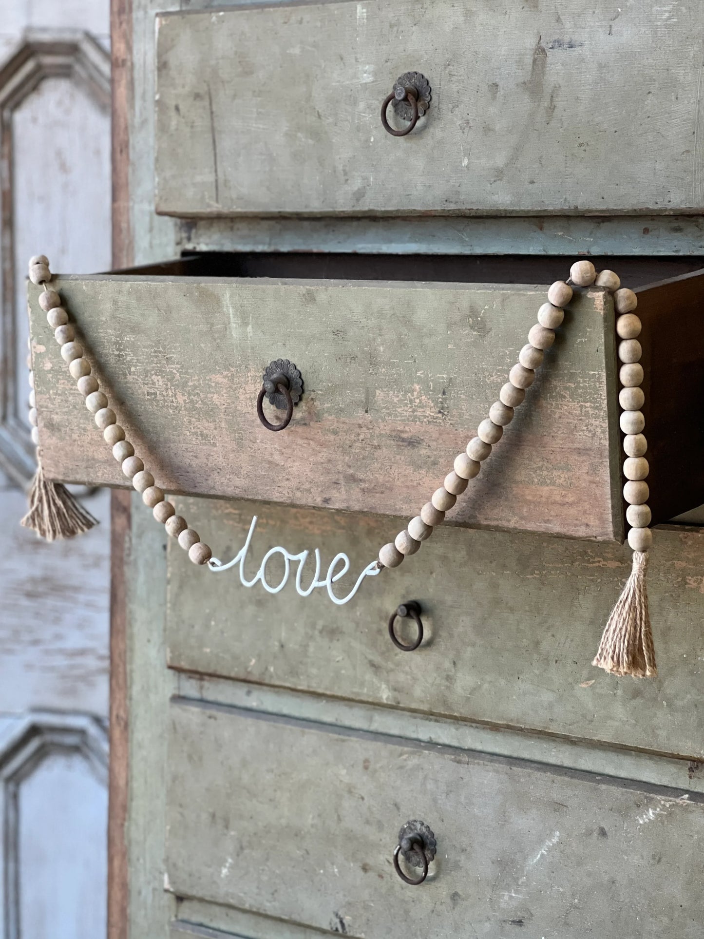 Bead Garland - LOVE