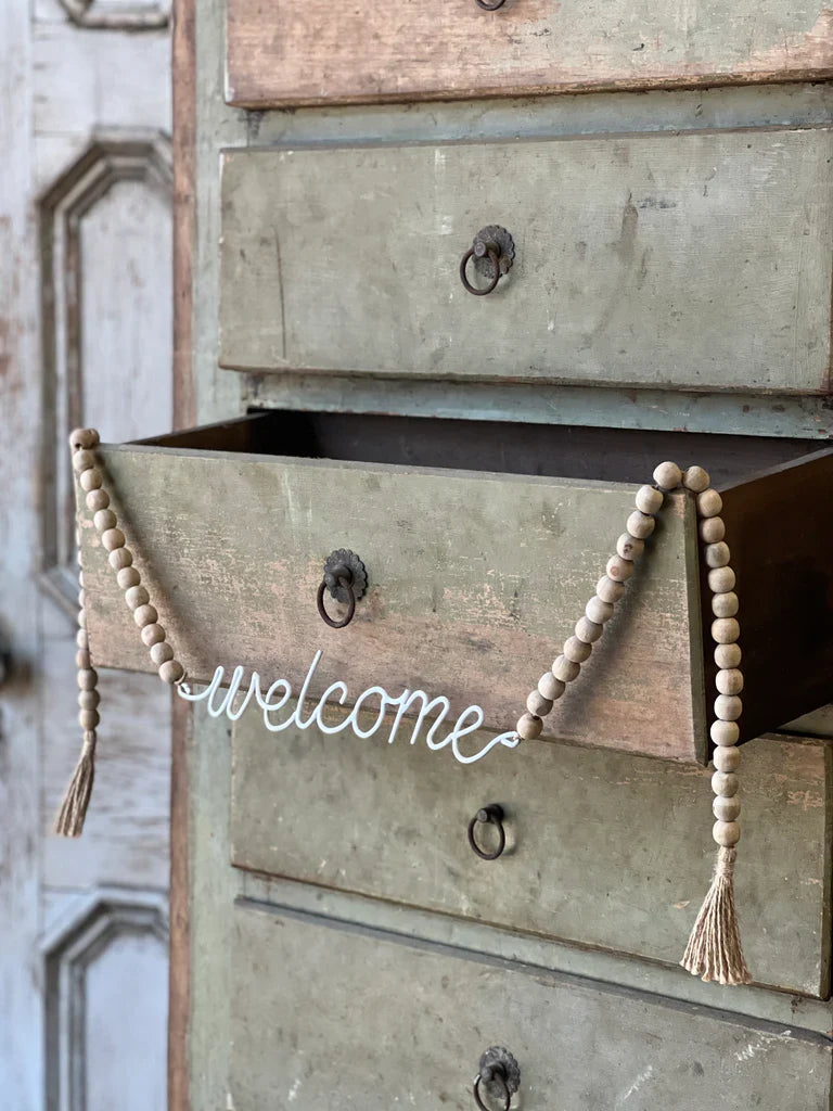 Bead Garland - Welcome