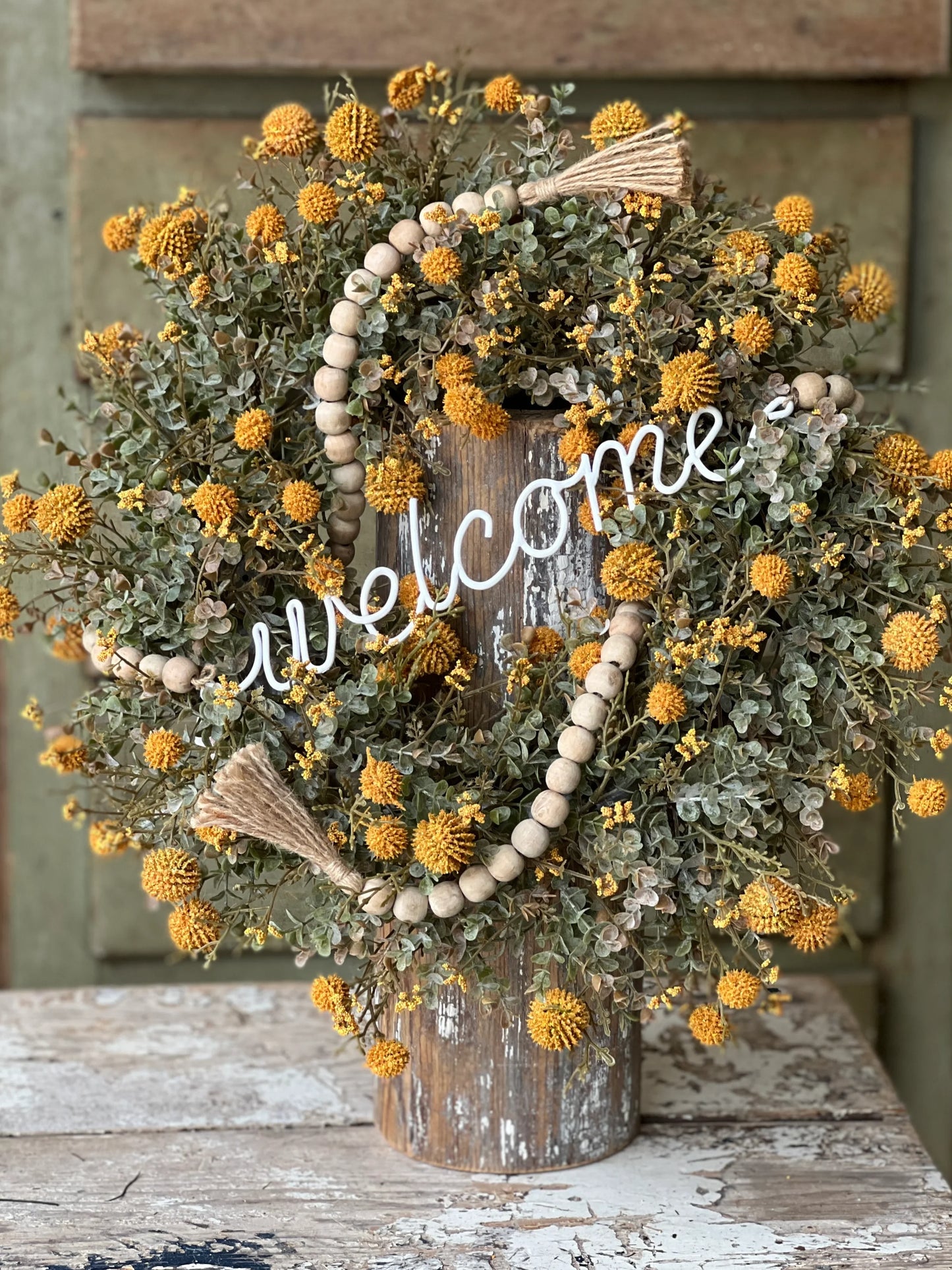 Bead Garland - Welcome