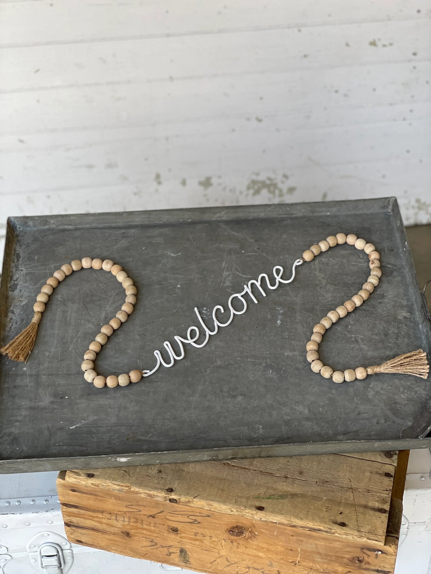 Bead Garland - Welcome