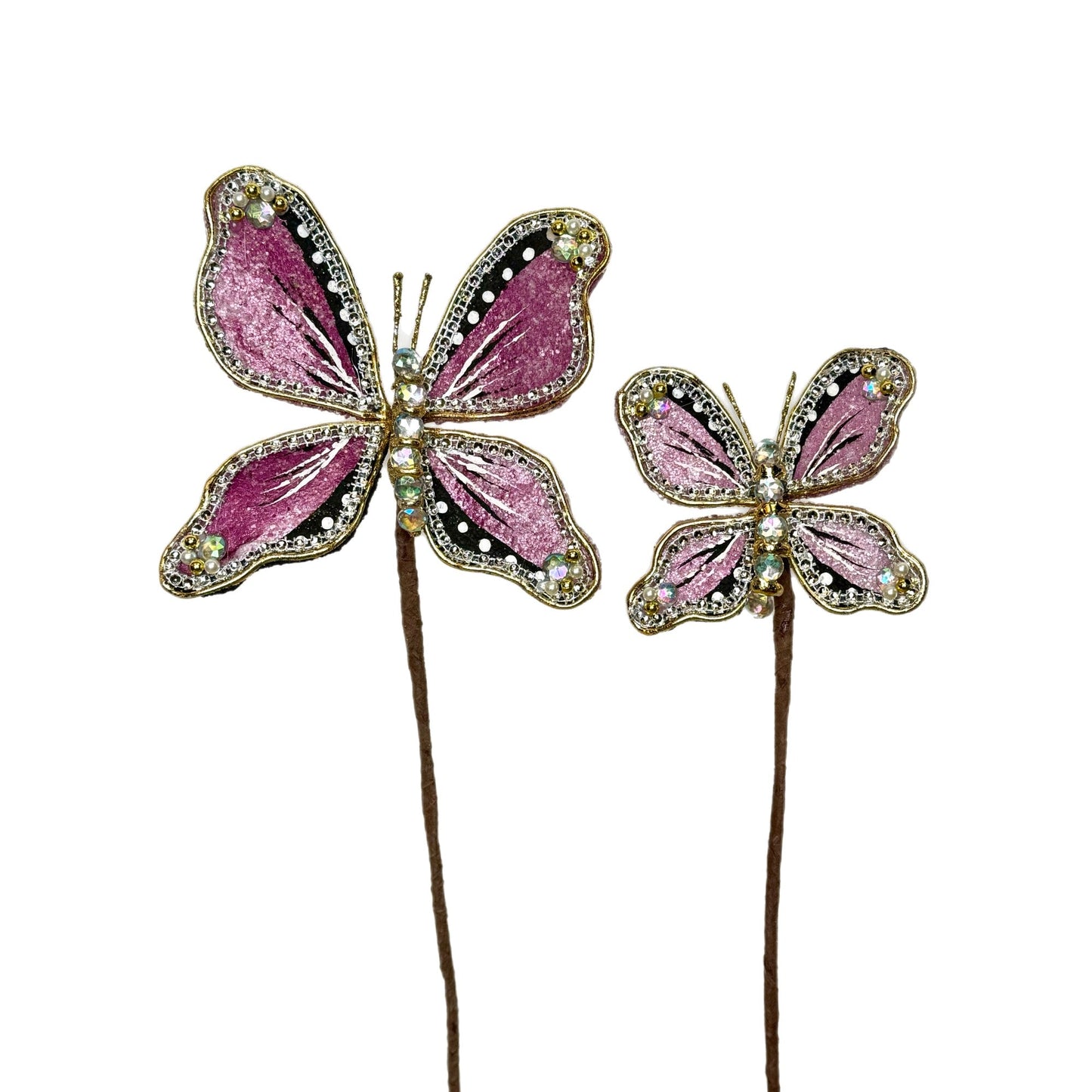 Jeweled Butterly Stem -Large