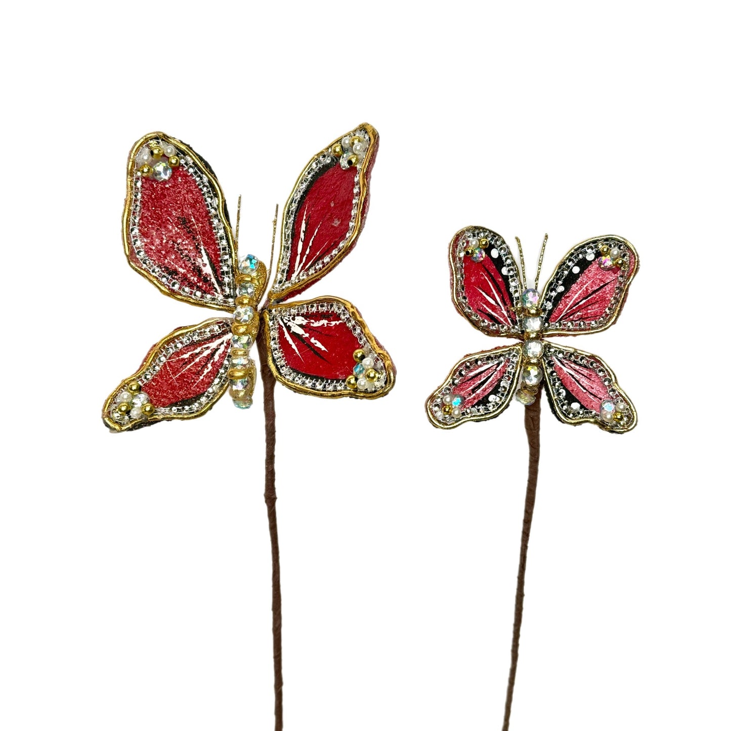 Jeweled Butterly Stem -Large