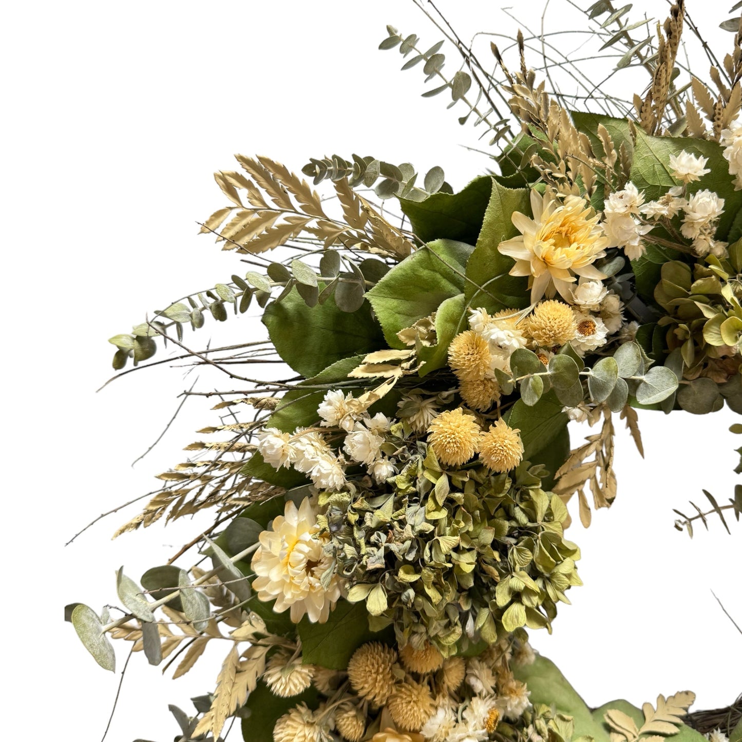 18" Wild Meadow Wreath - Dried Flower Wreath