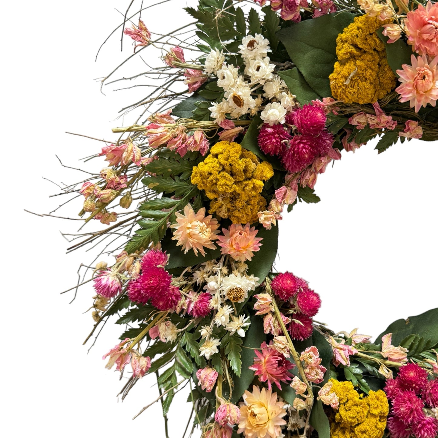 18" Bontanical Bliss Wreath - Dried Flower Wreath