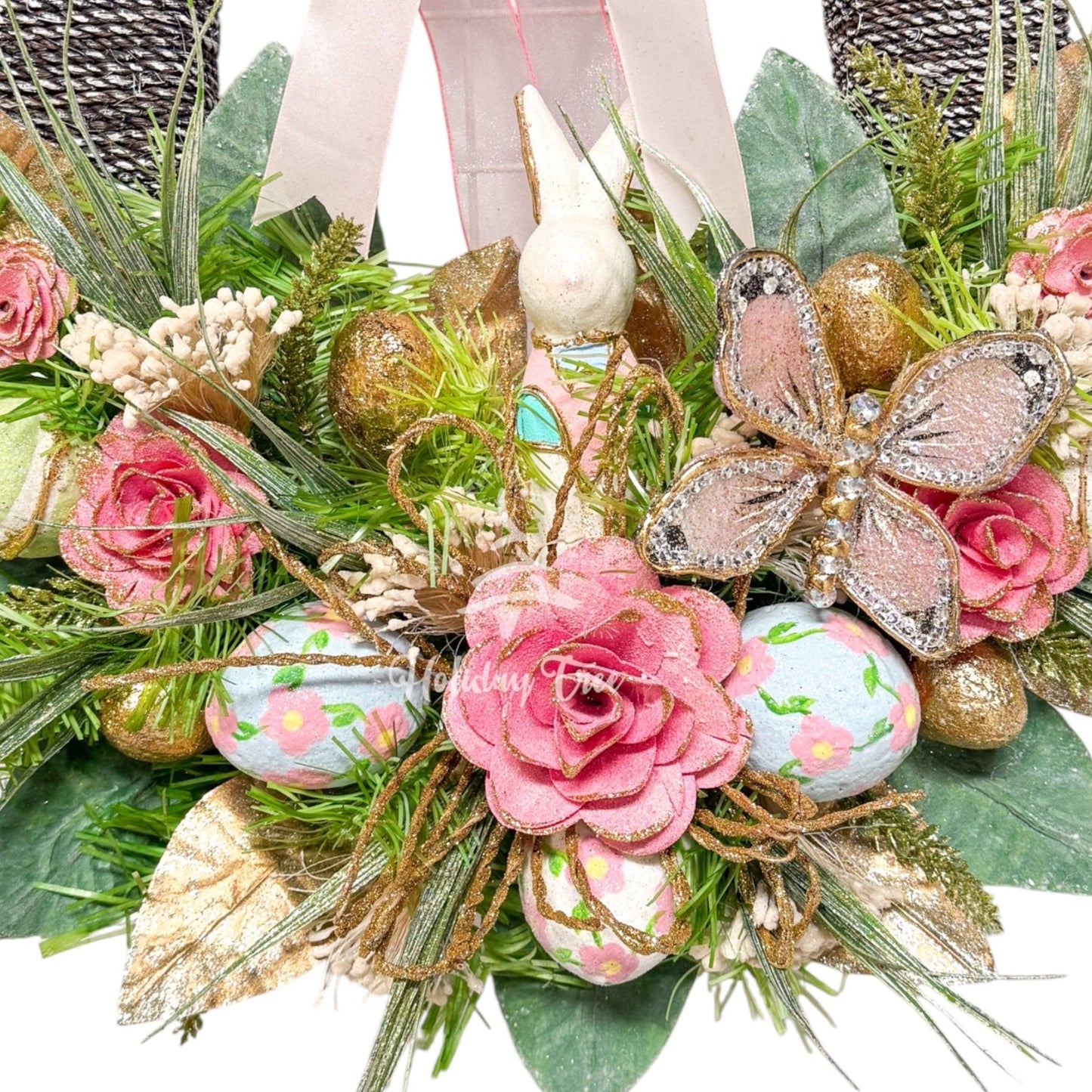 Easter Joy Oval Wreath