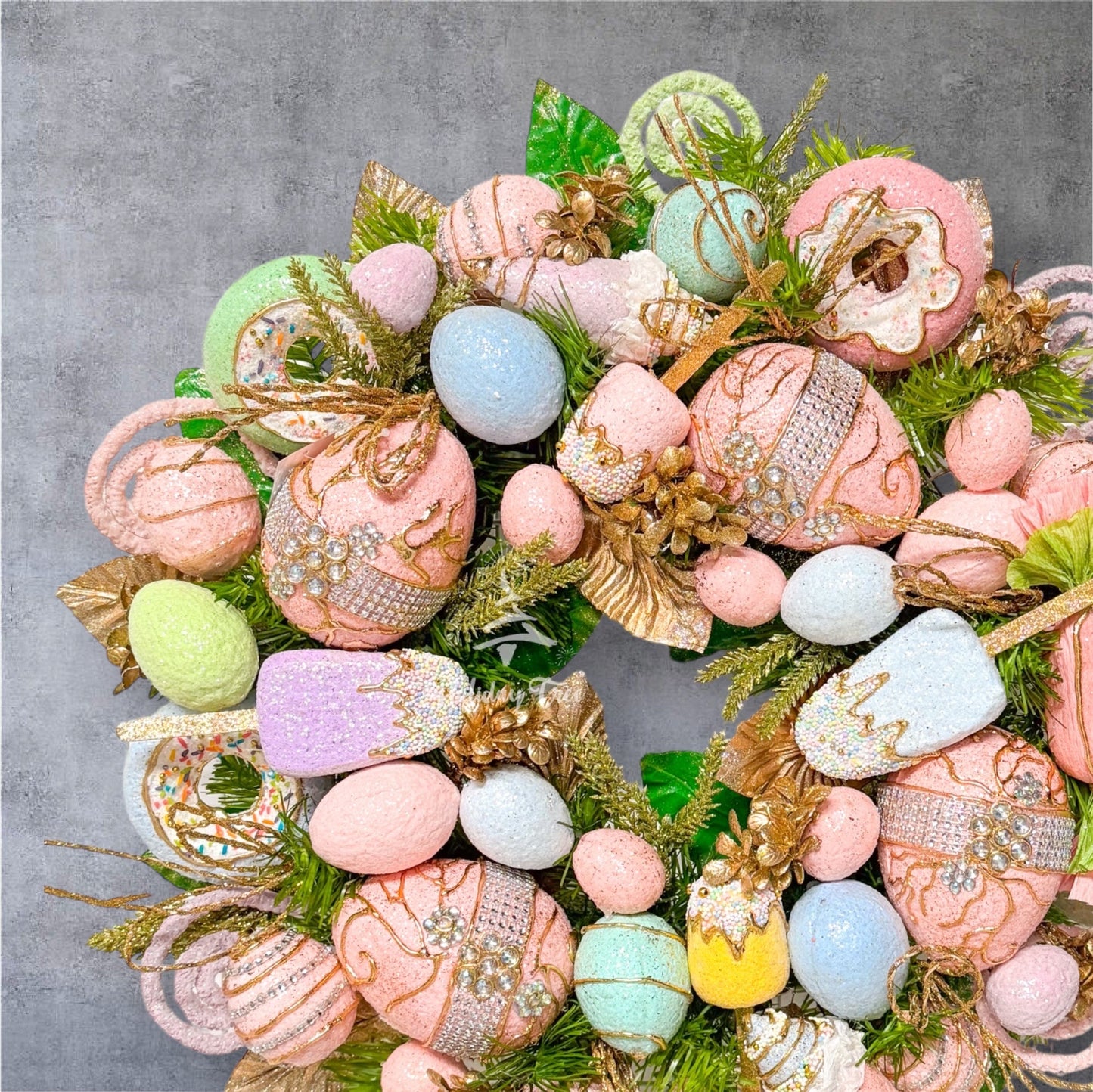 Easter Pastel Sweet Wreath