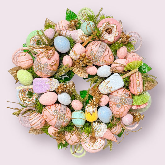 Easter Pastel Sweet Wreath