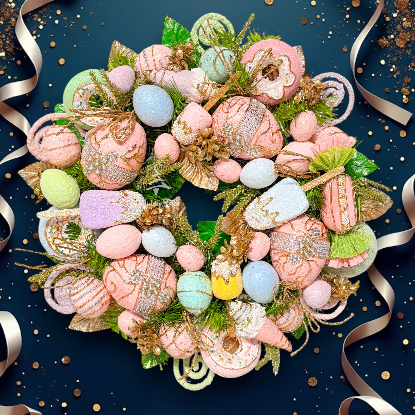 Easter Pastel Sweet Wreath