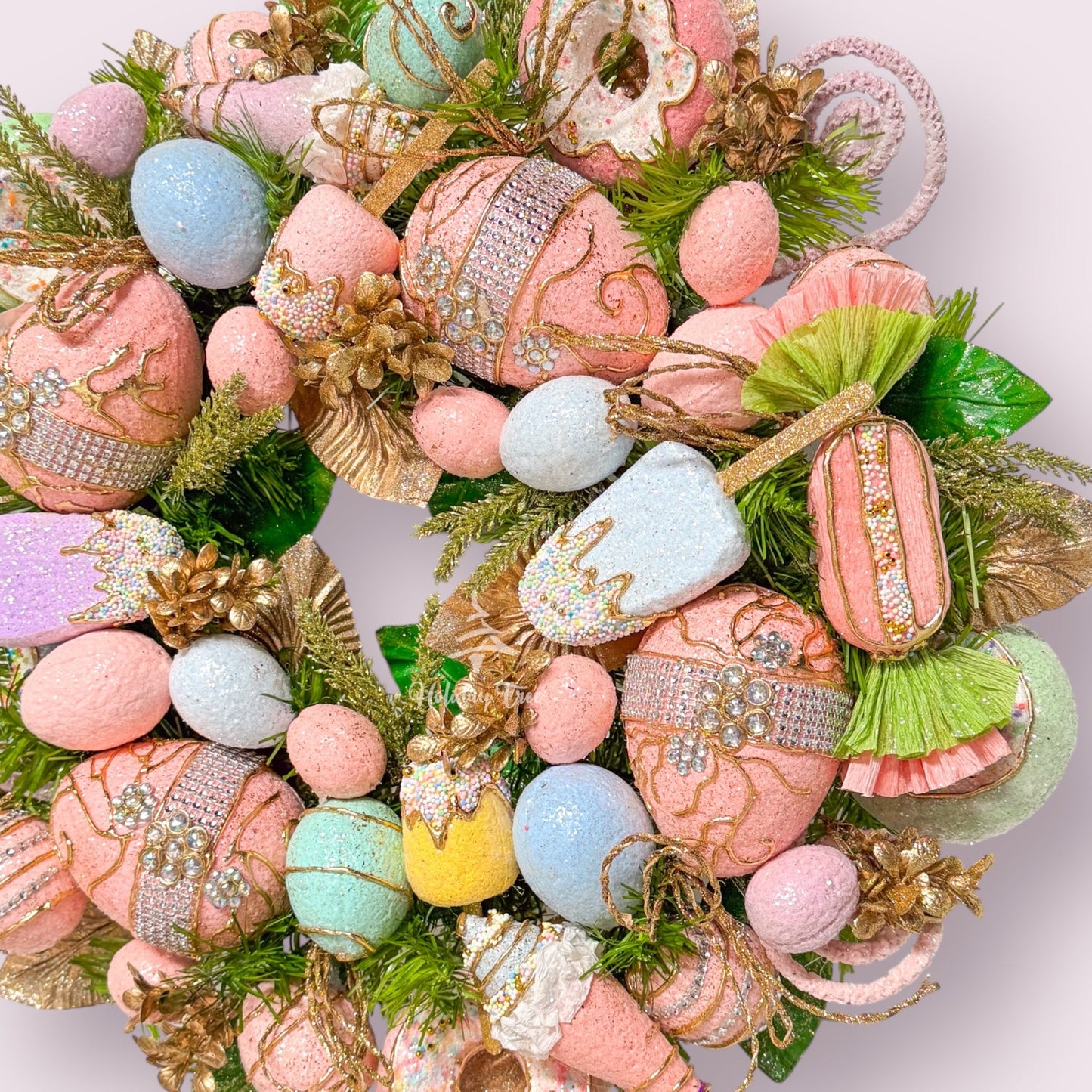 Easter Pastel Sweet Wreath