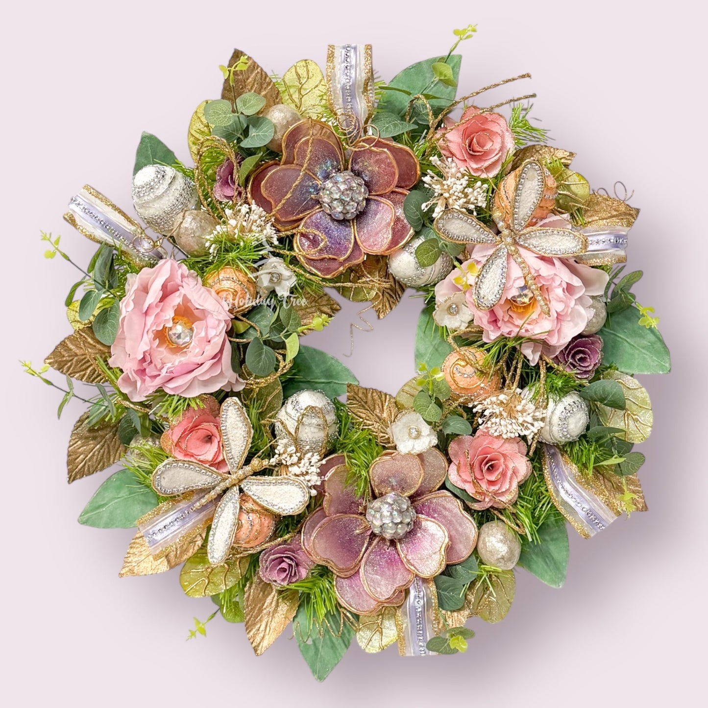 Easter Floral Wreath