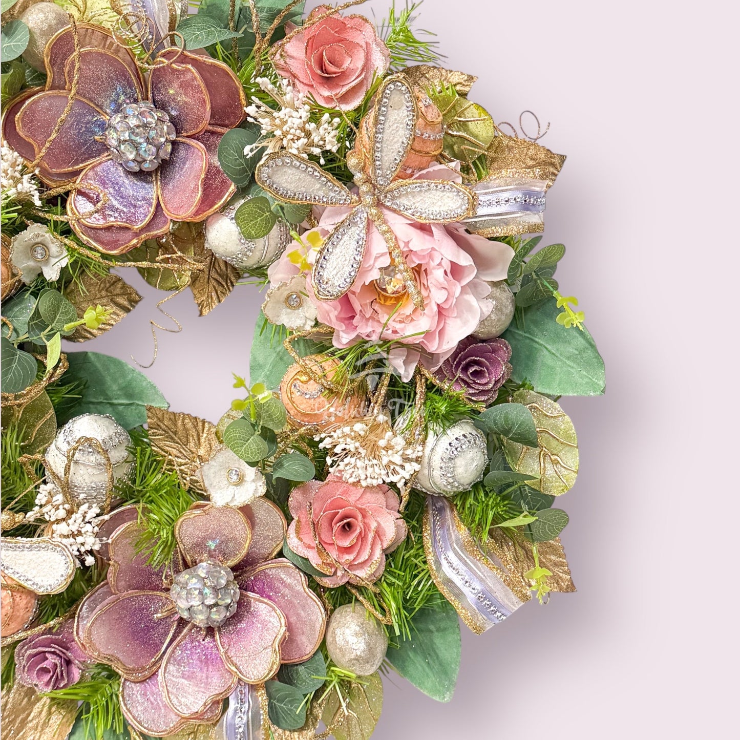 Easter Floral Wreath