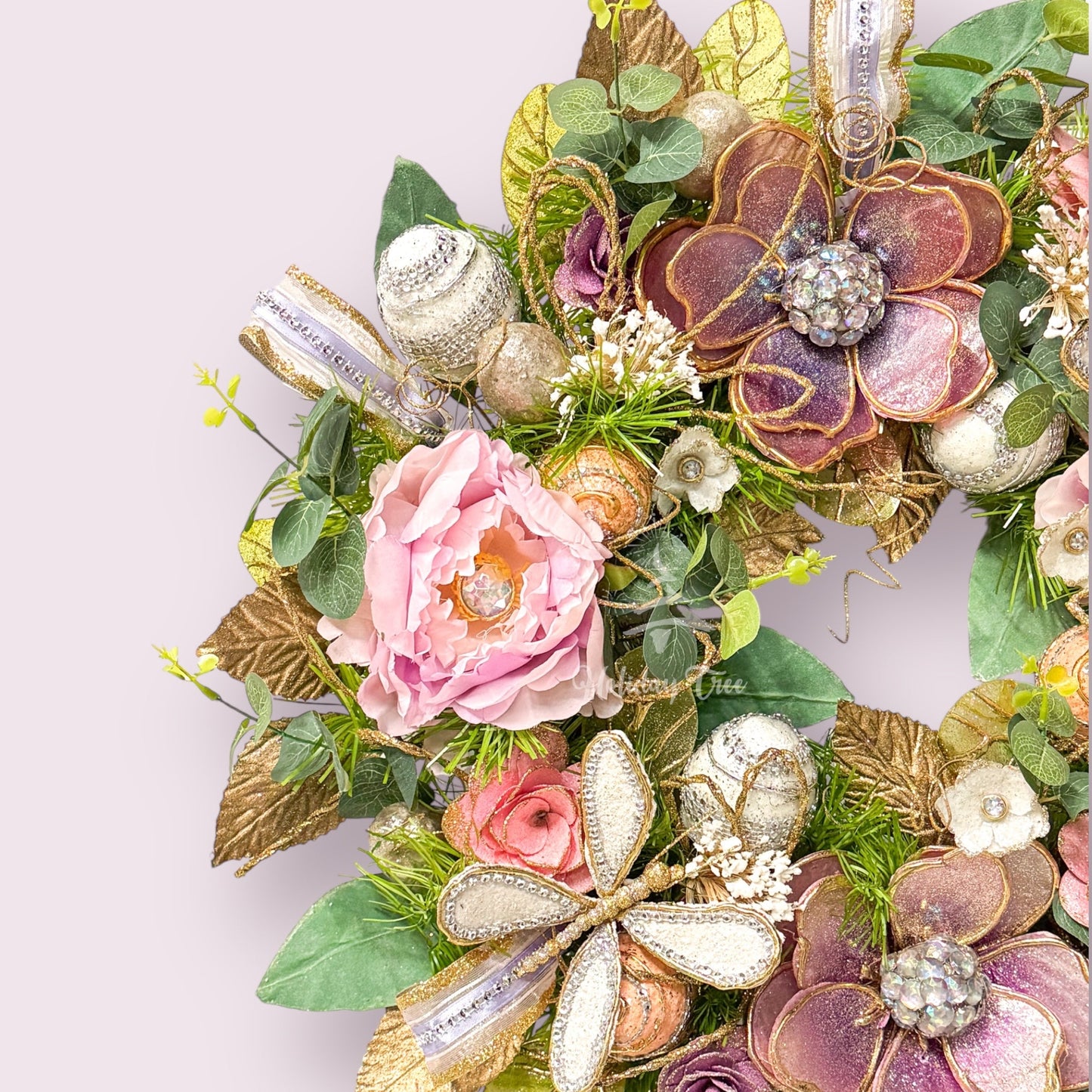 Easter Floral Wreath