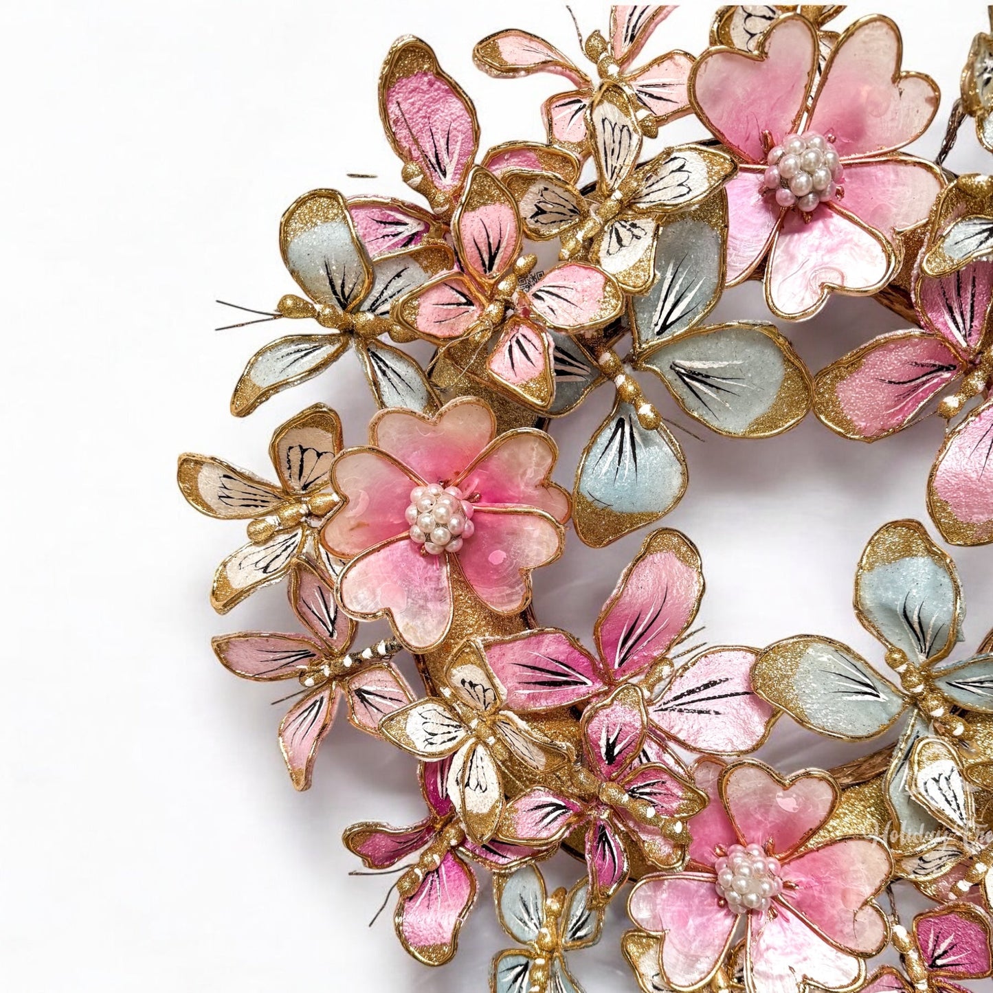 Shimmering Butterfly Wreath