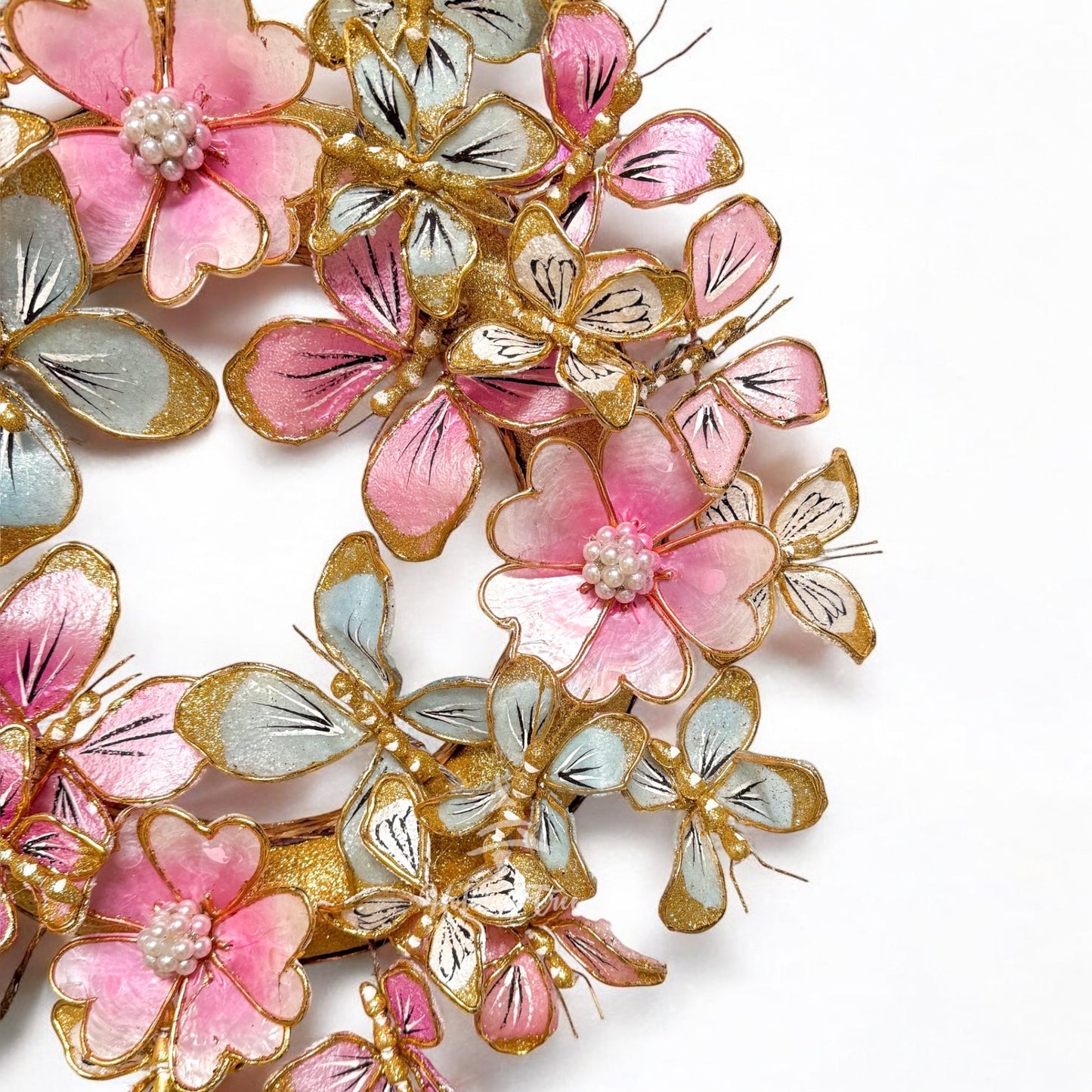 Shimmering Butterfly Wreath