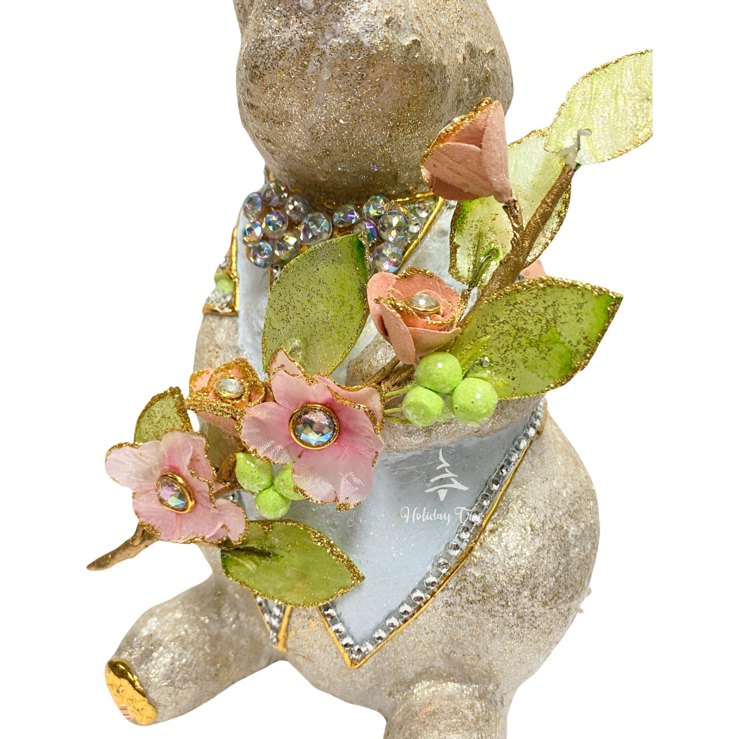 Marcarone Jeweled Capiz Bunny Easter - HOLIDAY TREE