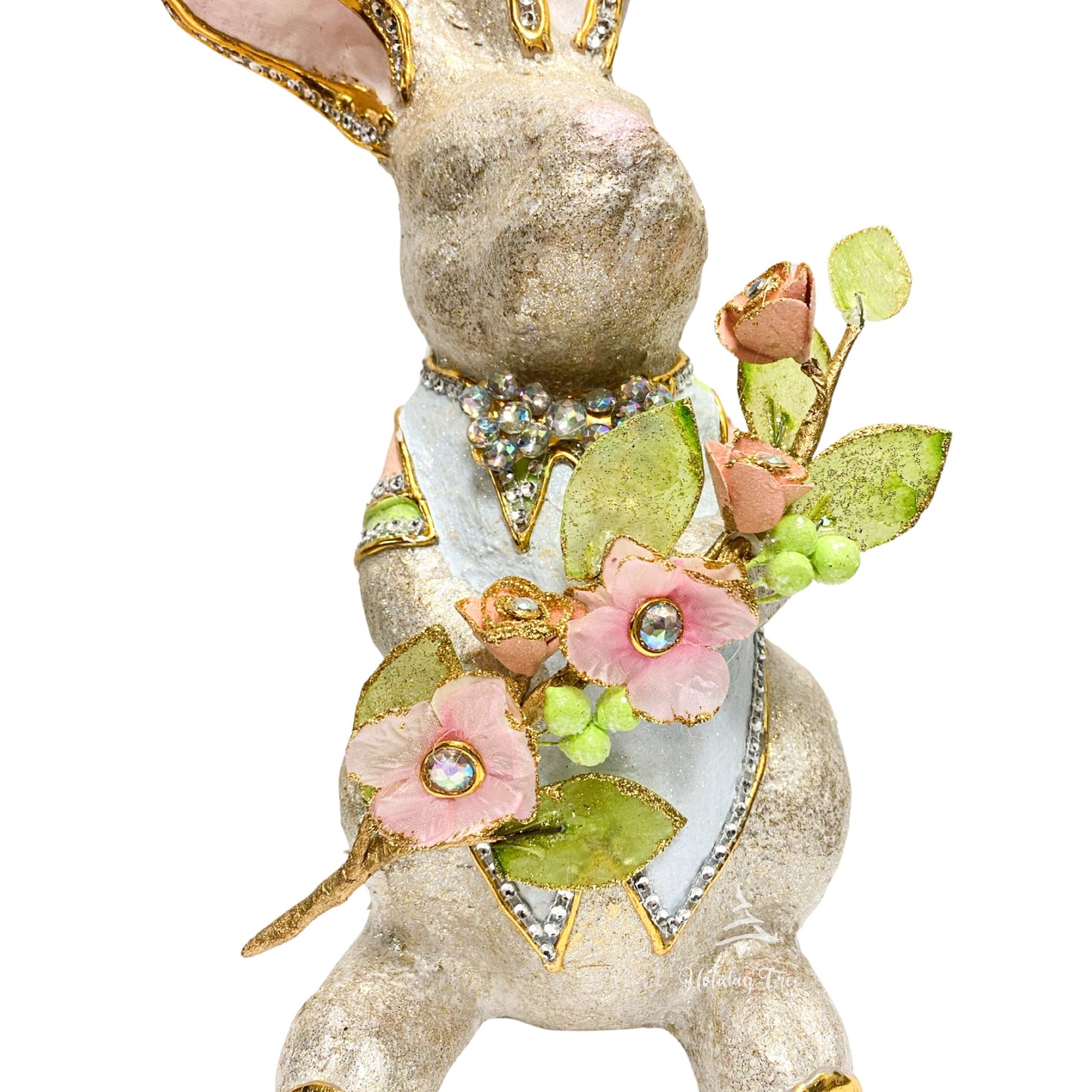 Marcarone Jeweled Capiz Bunny Easter - HOLIDAY TREE