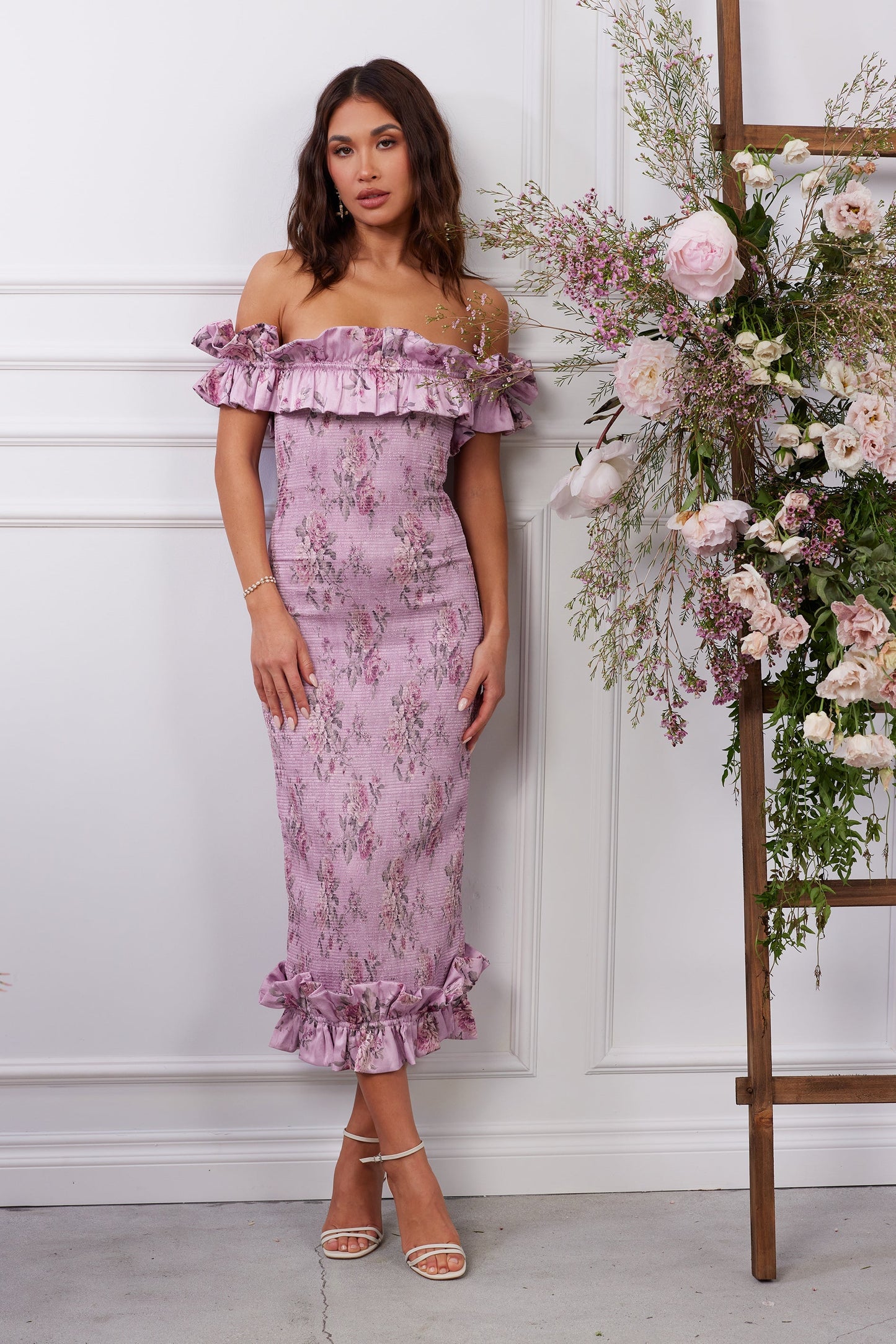 The Lilac Dress in Lilac Tapestry Rose